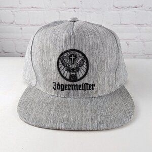 NEW Jagermeister Gray Knit Snapback Hat